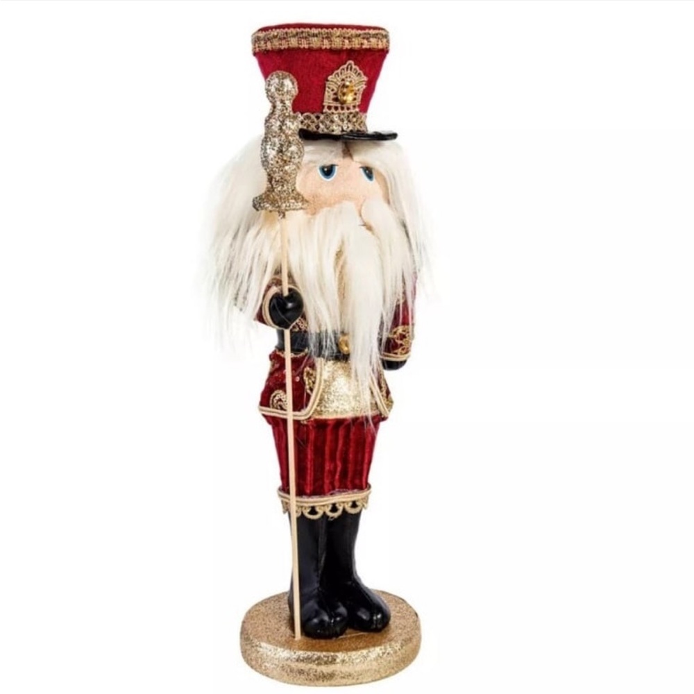 Red and Gold Nutcracker Figurine